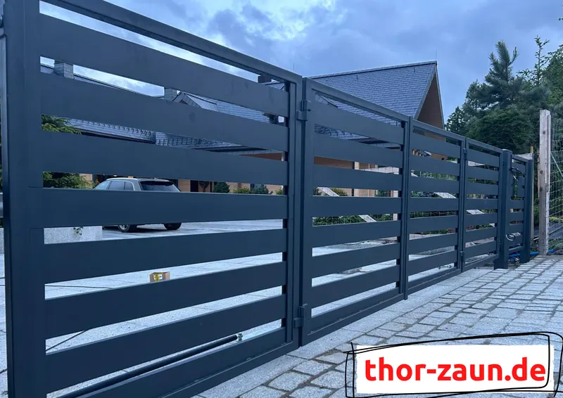 Individuelle Maßanfertigung moderne Zaun
