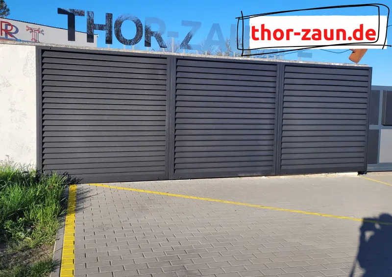 Laserschnittezaun THOR Kunstschmiede #moderne #zaun